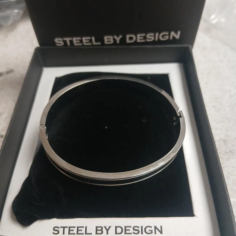 STEEL BY DESIGN STEEL BANGLE 