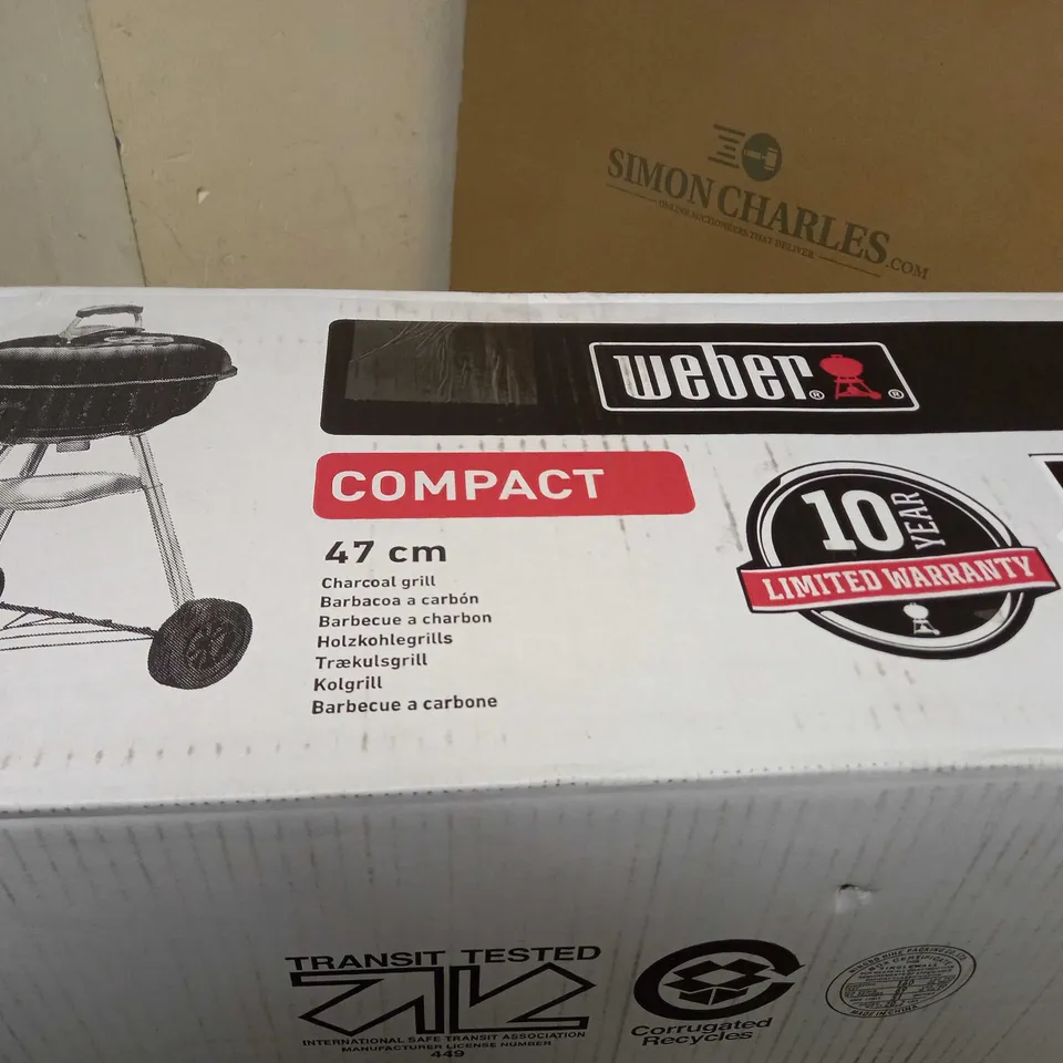 WEBER COMPACT 47CM CHARCOAL GRILL