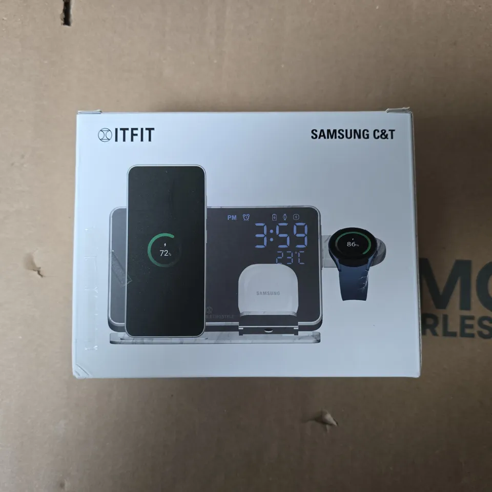 SAMSUNG ITFIT DESK STATION WITH WIRELESS CHARGER – BOXED