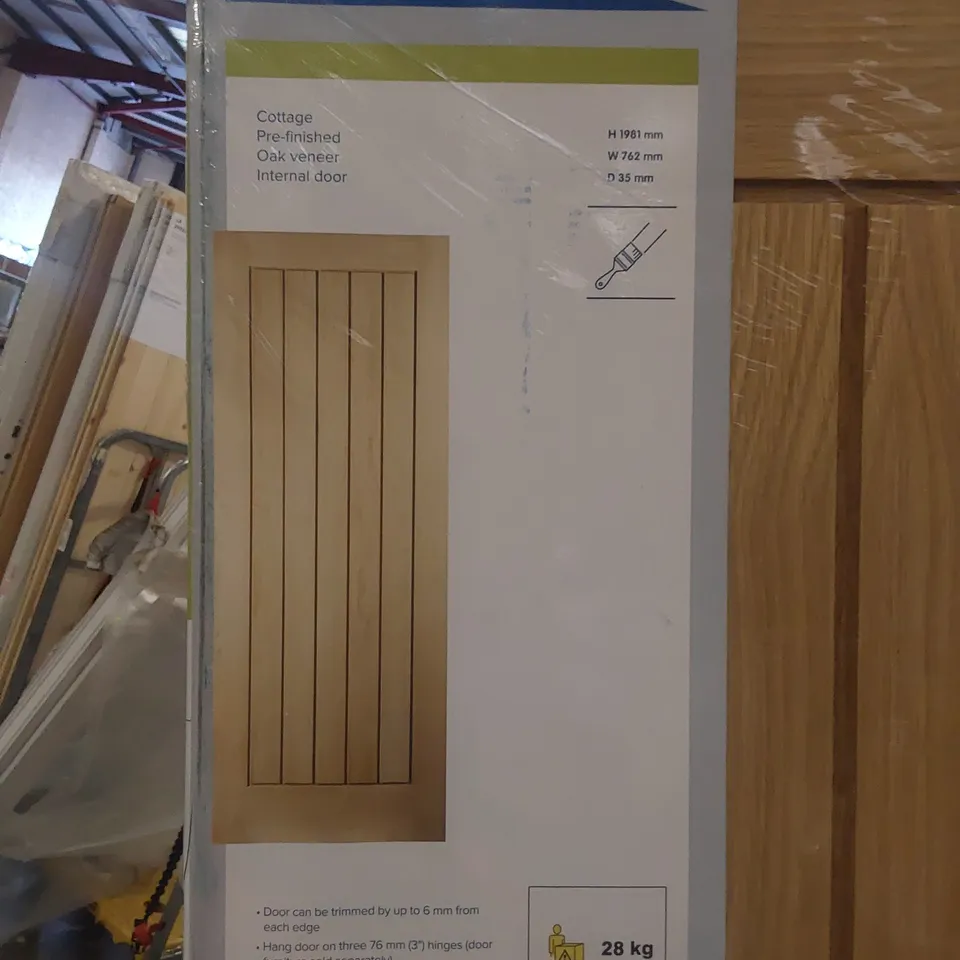 OAK VENEER PRE-FINISHED COTTAGE INTERNAL DOOR 1981 × 762mm