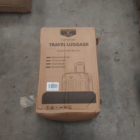 BOXED LUGG LIGHTWEIGHT TRAVEL SUITCASE