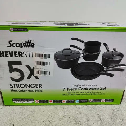SCOVILLE NEVER STICK COOKWARE SET