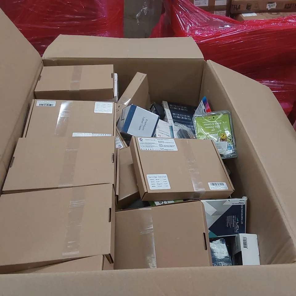 PALLET CONTAINING A LARGE ASSORTMENT OF INK CARTRIDGES FROM BRANDS SUCH AS: KODAK, EPSON, FUJIFILM, LCL ECT