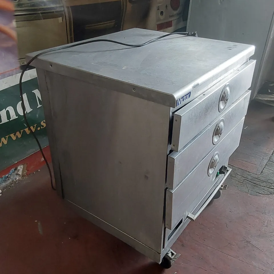 VICTOR COMMERCIAL 3 DRAWER PERI PERI WARMER CABINET