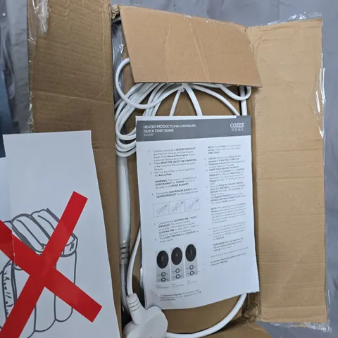 COZEE HOME FAMILY SIZED FAUX FUR & VELVETSOFT HEATED THROW