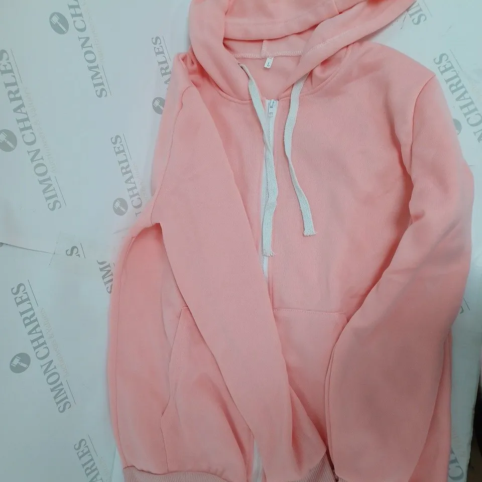PINK ZIP UP SIZE L