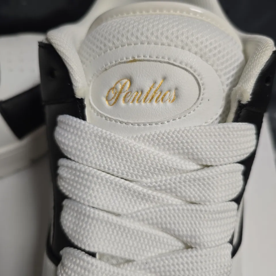 CONZURI SNEAKERS – WHITE/BLACK, UK 10 (EU 45)