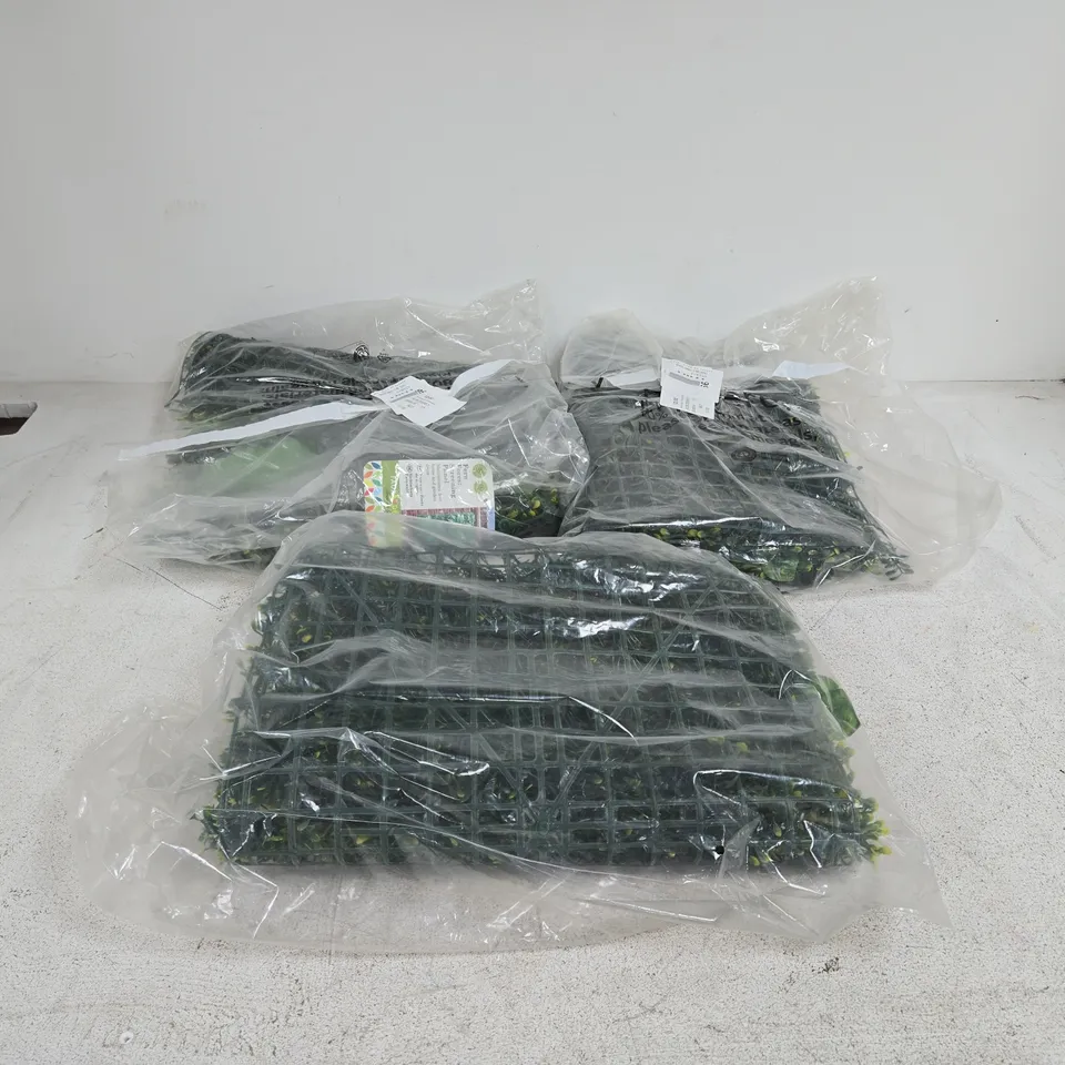 SET OF 3 FERN FOREST SCREENING PANELS 40 X 60CM UNBOXED