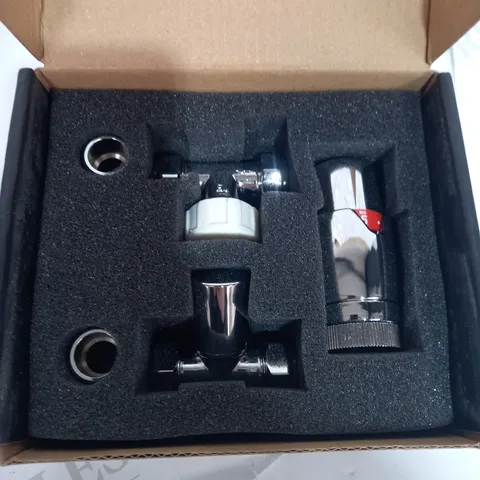 REINA MODAL TRV CHROME STRAIGHT RADIATOR VALVES