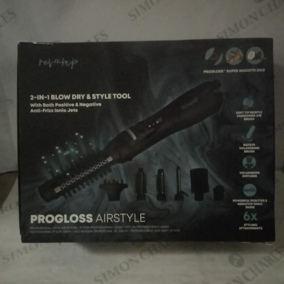 BOXED REVAMP PROGLOSS 6 IN 1 AIRSTYLER RRP £79.99