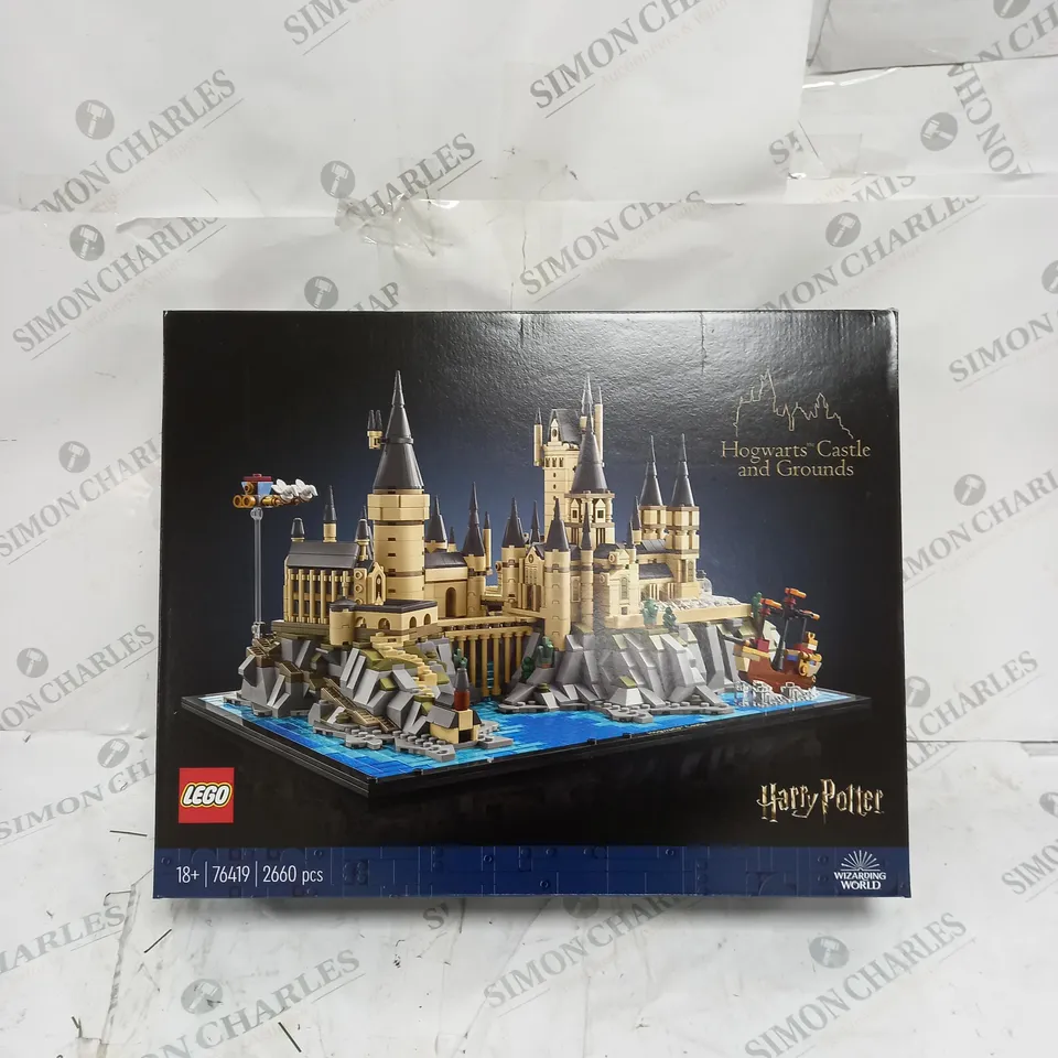 BOXED LEGO HARRY POTTER HOGWARTS CASTLE AND GROUNDS - 76419