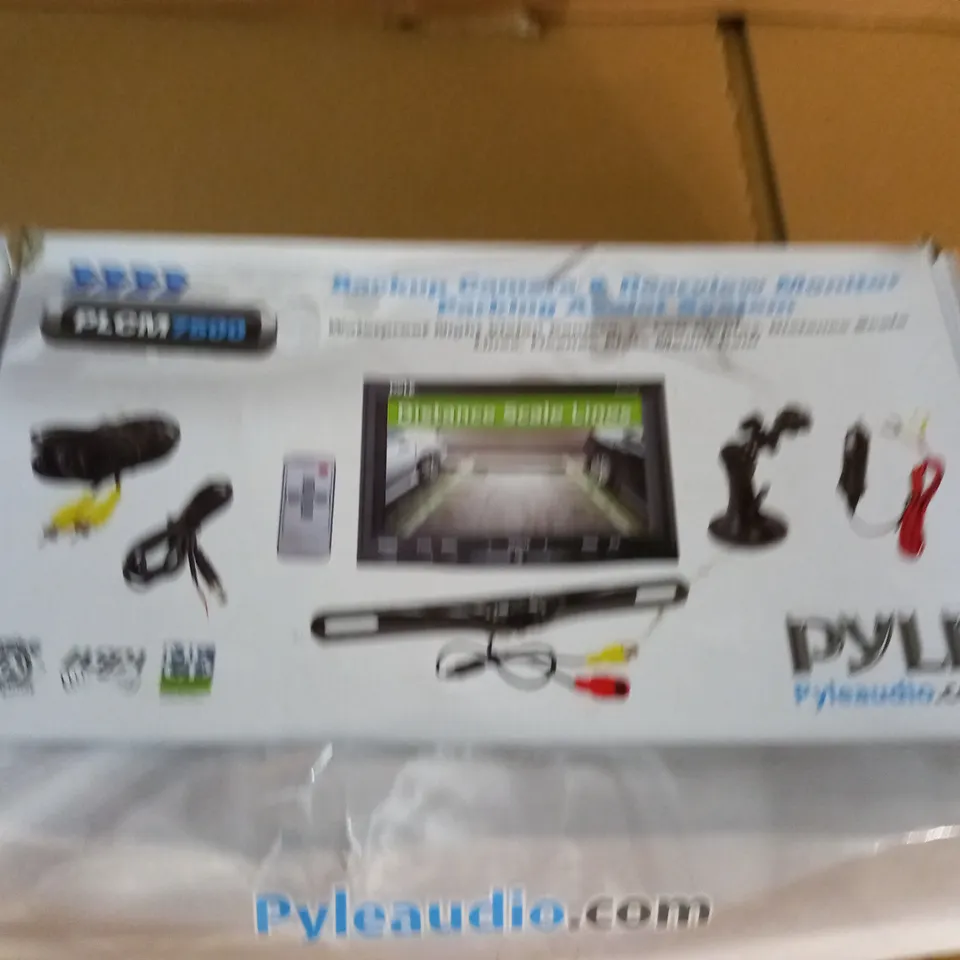 PYLEAUDIO BACKUP CAMERA AND REARVIEW MONITOR PARKING ASSIST SYSTEM - PLCM7500