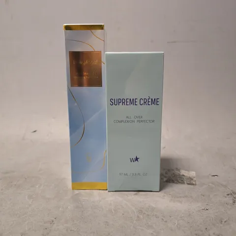 APPROXIMATELY 15 ASSORTED HEALTH & BEAUTY ITEMS TO INCLUDE - SUPREME CREME , BODYACCEL WHITENING TOOTHPASTE 