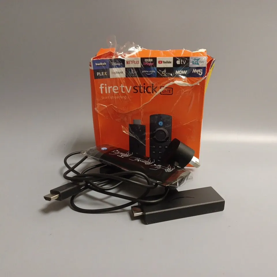 BOXED AMAZON FIRE TV STICK LITE 