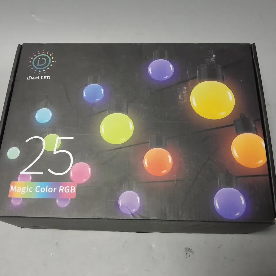 BOXED 25 MAGIC COLOR RGB STRING LIGHTS