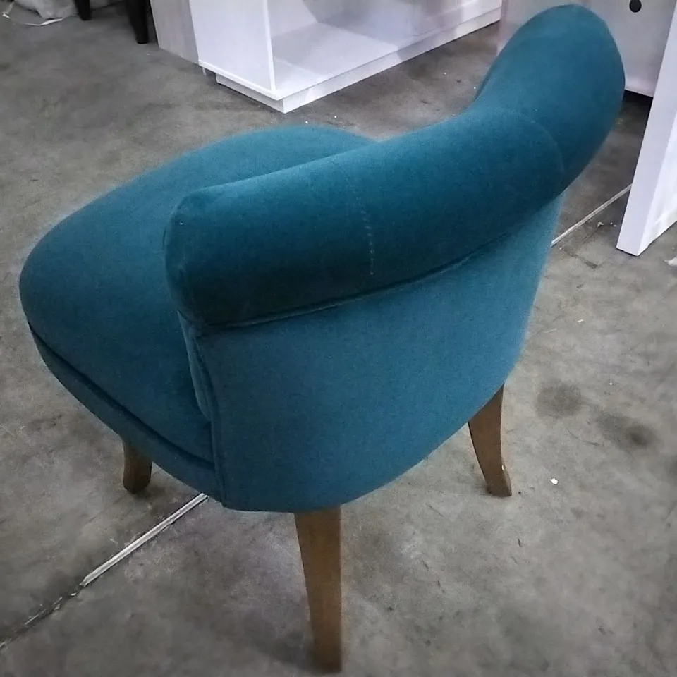 JONNA DRESSING TABLE STOOL - TEAL