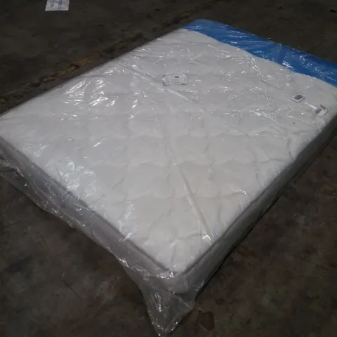 BAGGED DESIGNER DOUBLE 135CM AIRSPRUNG LUXURY QUILTED MEDIUM MATTRESS