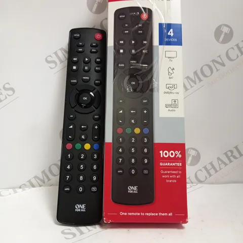 BOXED ONE FOR ALL CONTOUR UNIVERSAL REMOTE