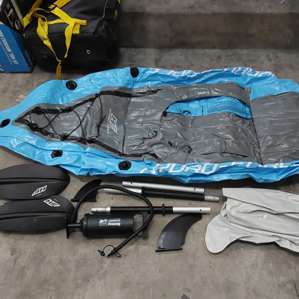 BAGGED HYDRO-FORCE 1 PERSON INFLATABLE KAYAK WITH CARRY BAG (1 ITEM)