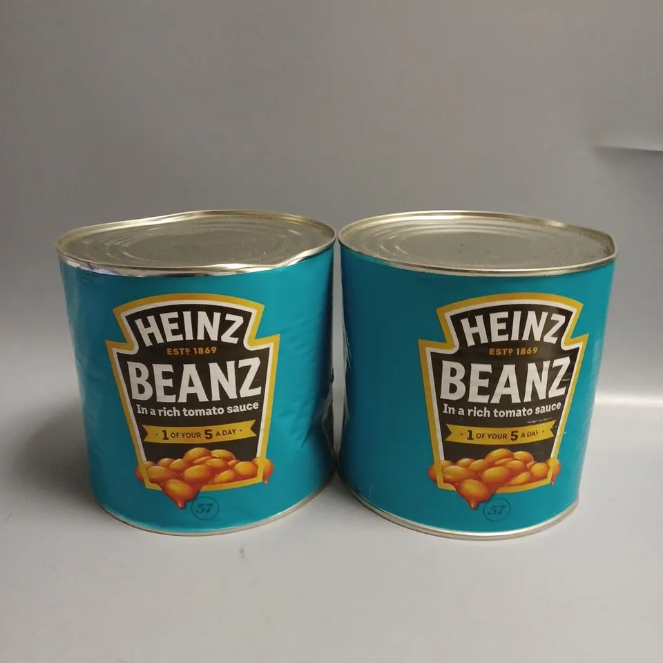 2 X HEINZ BEANZ - 2 X 2.62KG