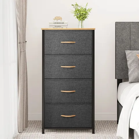 BOXED KATHIRIA 45CM W 4 - DRAWER CHEST OF DRAWERS (1 BOX)