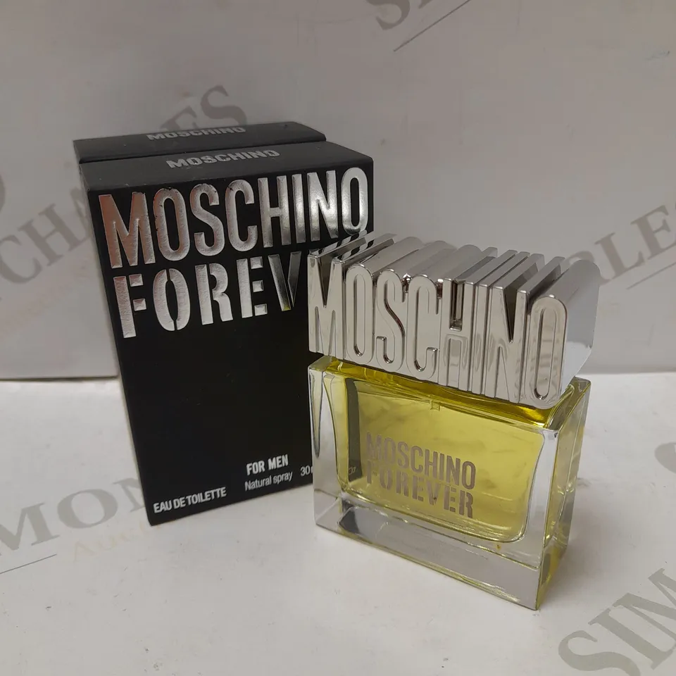 LOT OF 2 X 30ML MOSCHINO FOREVER EAU DE TOILETTE SPRAY