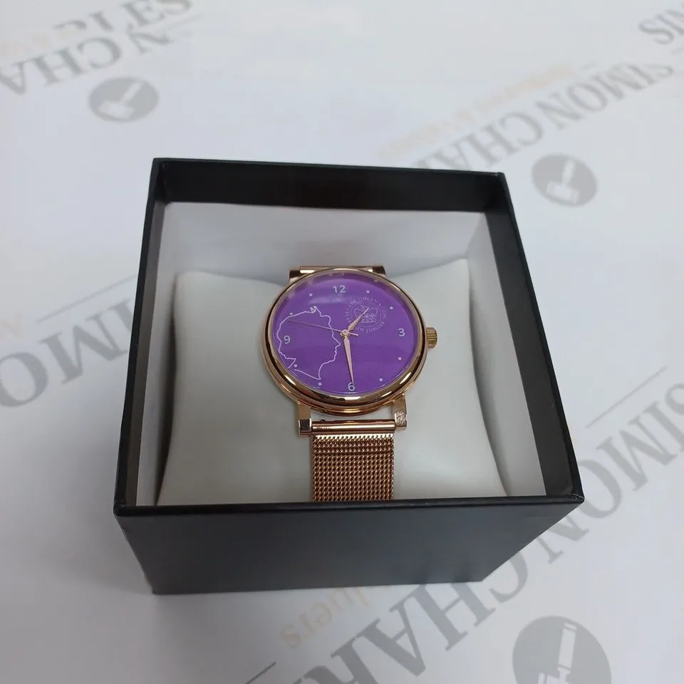ELIZABETH II PLATINUM JUBILEE LIMITED EDITION 1 OF 100 QUARTZ MOVEMENT WATCH - STAINLESS STEEL - WATER RESISTANT 30M