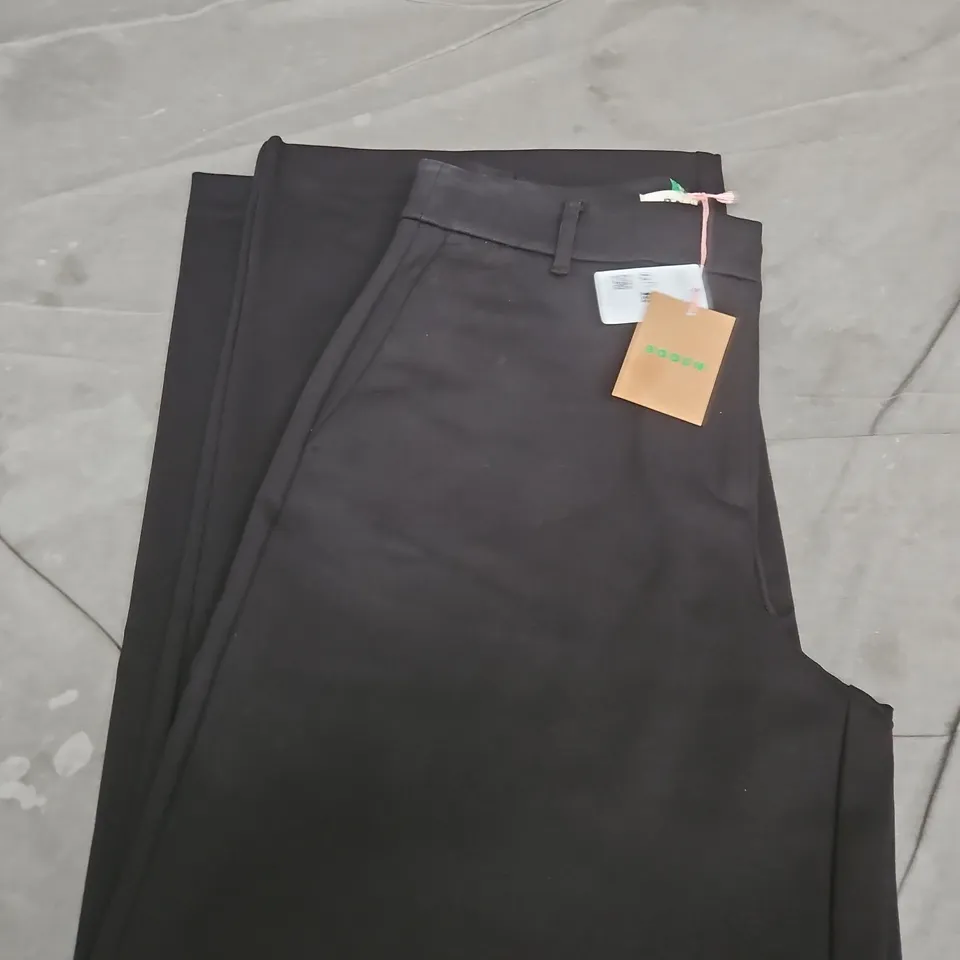 BODEN BLACK WIDE LEG TROUSERS SIZE 12