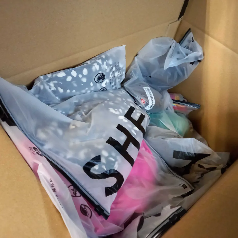 LOT OF APPROX 15 ASSORTED BAGGED SHEIN PRODUCTS