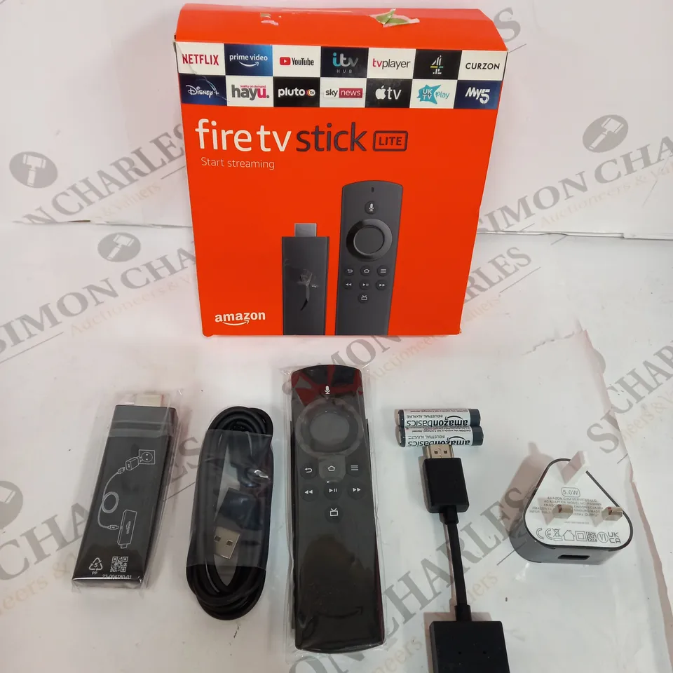 BOXED AMAZON FIRE TV STICK LITE