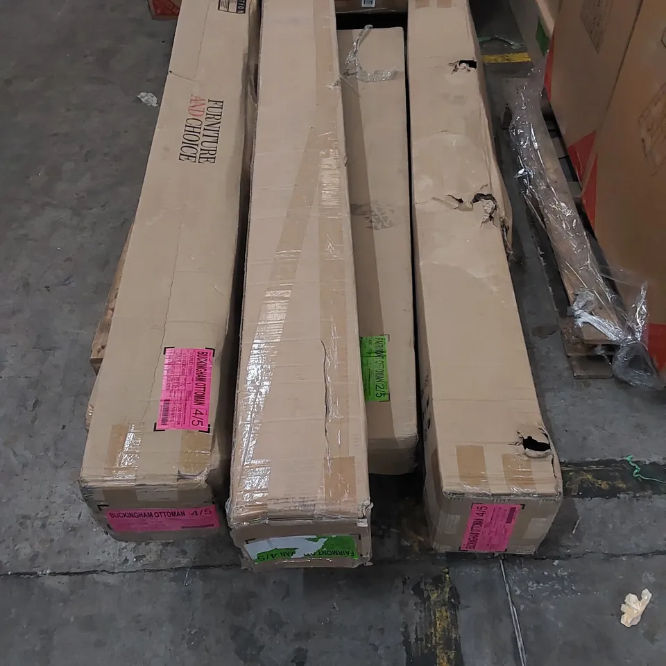 4 X ASSORTED DESIGNER BED PARTS 