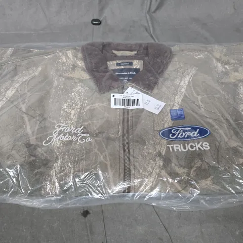 ABERCROMBIE & FITCH CROPPED JACKET – XXL – FORD MOTOR CO LOGO