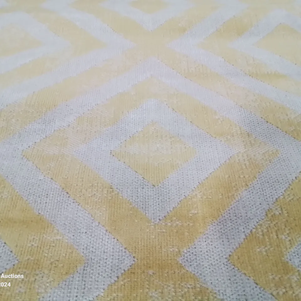 BRAND NEW PACO HOME 821 POCO YELLOW-WHITE 120X170CM RUG