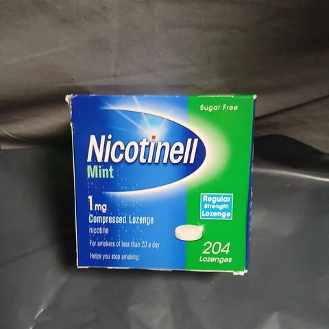 NICOTINELL MINT NICOTINE REPLACEMENT LOZENGES – SUGAR FREE, 1 MG, 204 LOZENGES