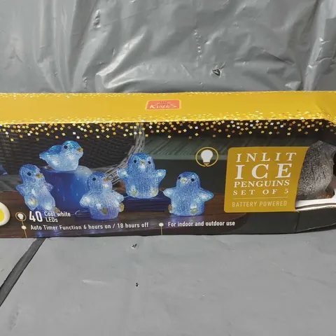 THREE KINGS OUTDOOR PENGUIN LIGHTS 