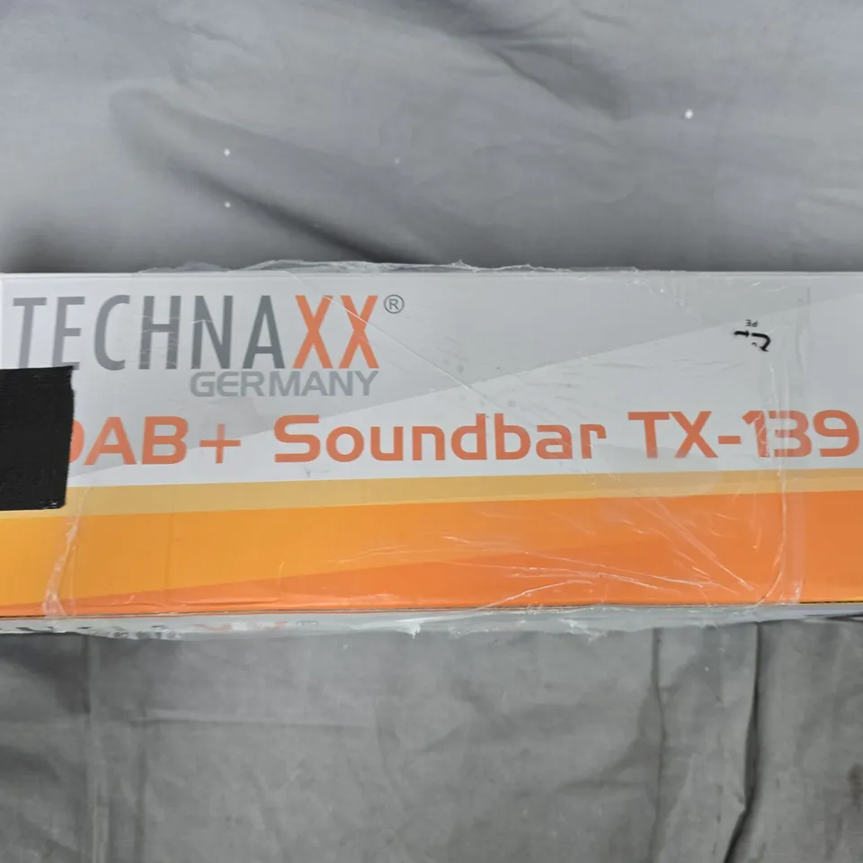 BOXED TECHNAXX TX-139 SOUNDBAR WITH REMOTE AND ADAPTOR