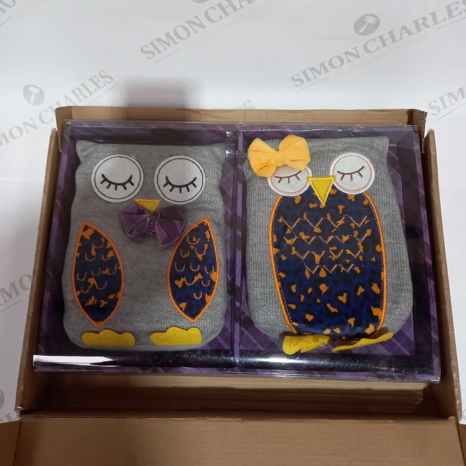 OUTLET MR & MRS OWL MICROWAVABLE HOTTIES