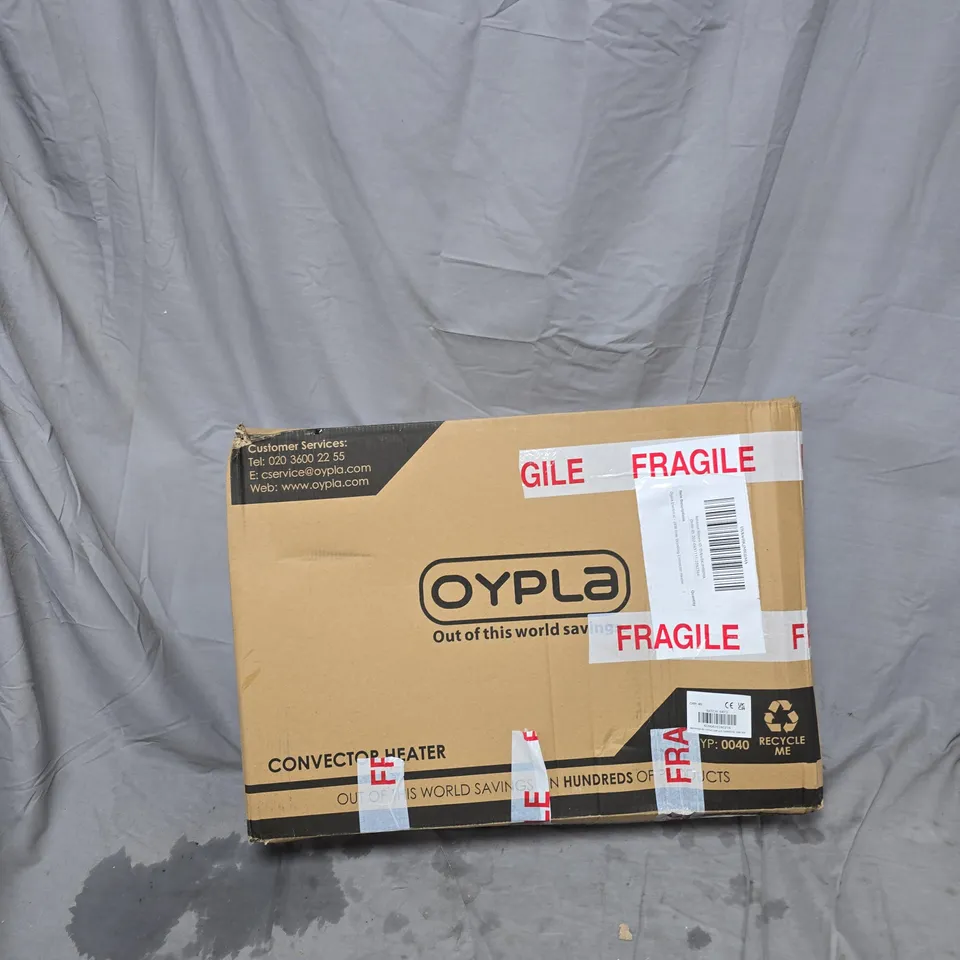 OYPLA ELECTRICAL 2KW FREE STANDING CONVECTOR HEATER BOXED