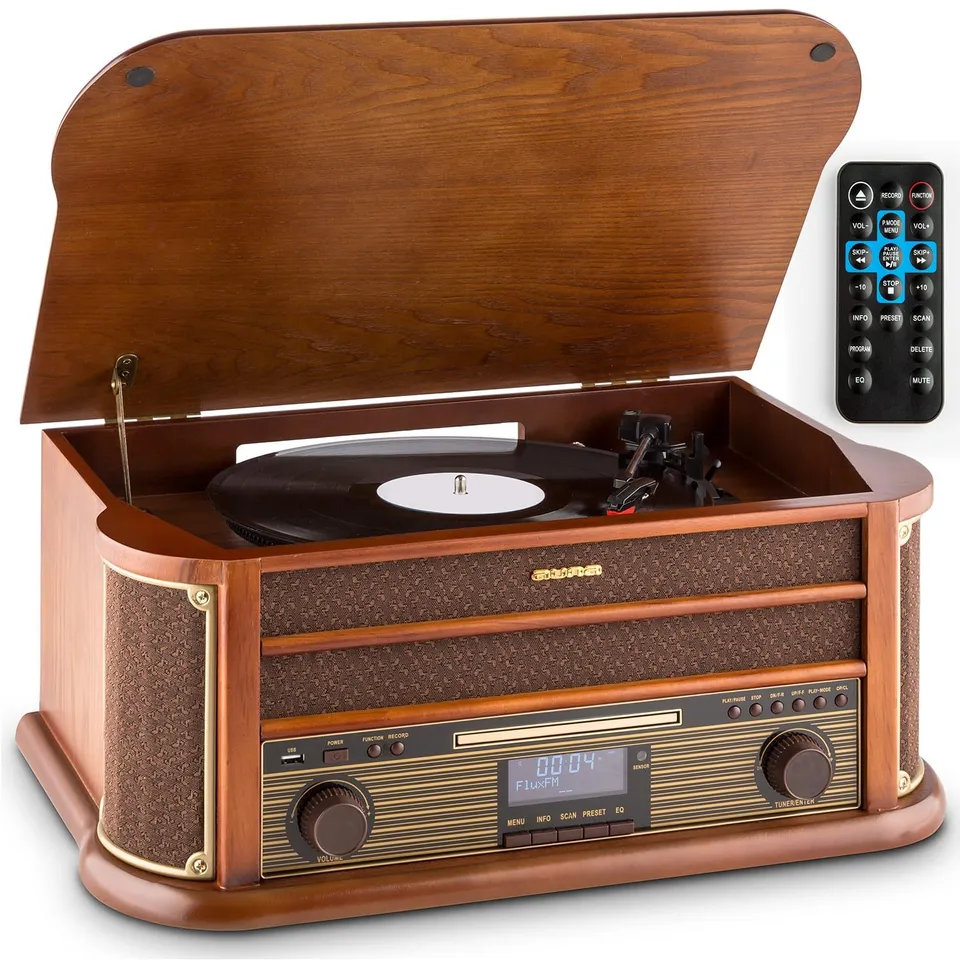BOXED KLARSTEIN BELLE EPOQUE 1908 DAB RETRO STEREO SYSTEM
