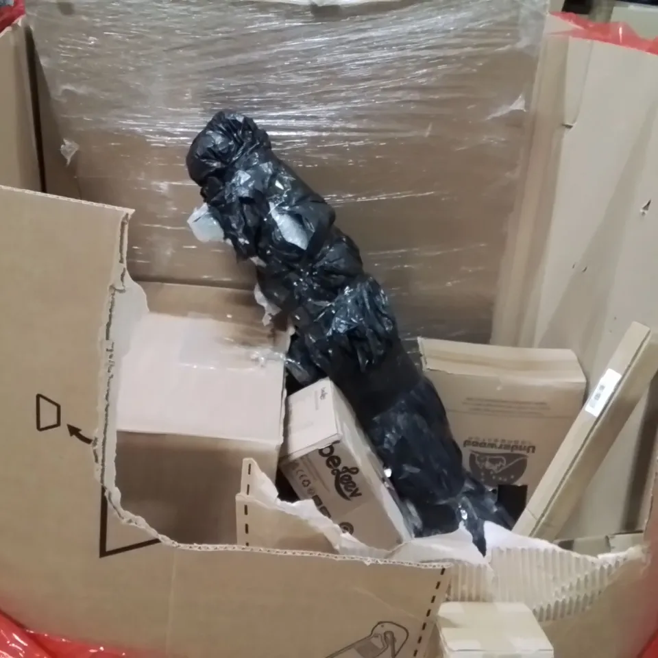 PALLET OF ASSORTED HOUSEHOLD GOODS AND PRODUCTS TO INCLUDE;SCOOTER,LED STRIP,YOGA MATT