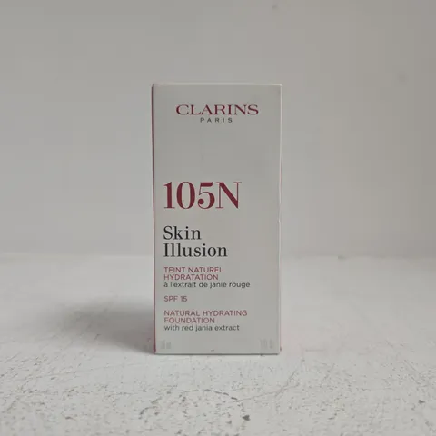 CLARINS SKIN ILLUSION FOUNDATION 105N – SPF 15