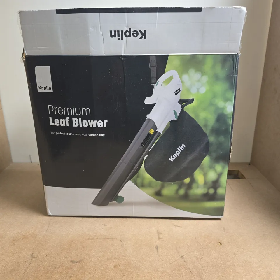 KEPLIN PREMIUM LEAF BLOWER – CORDLESS WITH BATTERY PACK & ATTACHMENTS