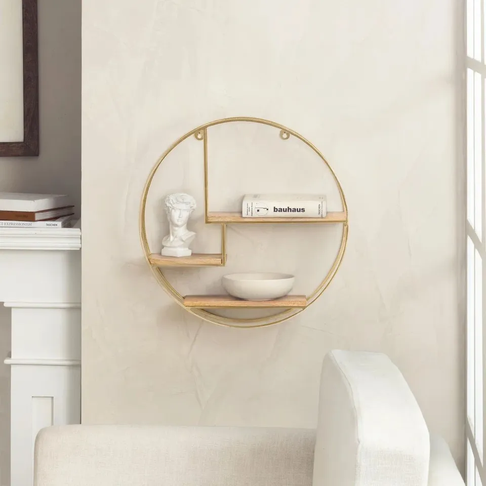 BOXED ELYSANT 3 PIECE CIRCLE ACCENT SHELF (1 BOX)