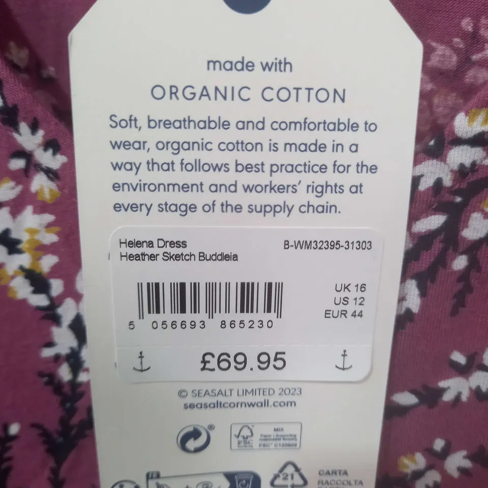 SEASALT CORNWALL HELENA DRESS - UK 16
