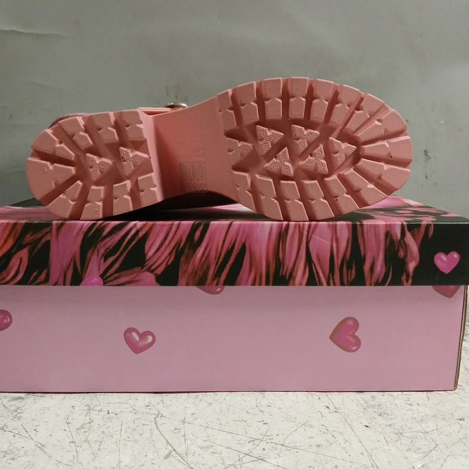 BOXED PAIR OF KOI TIRA PINK MARY JANES GOOD FAIRY EDITION SIZE UK 3