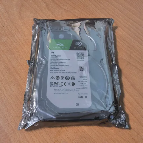 SEALED SEAGATE BARRACUDA 8TB HARD DRIVE - ST8000DM004