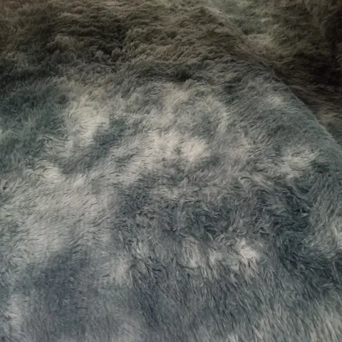 160 X 200CM BLUE FURY RUG