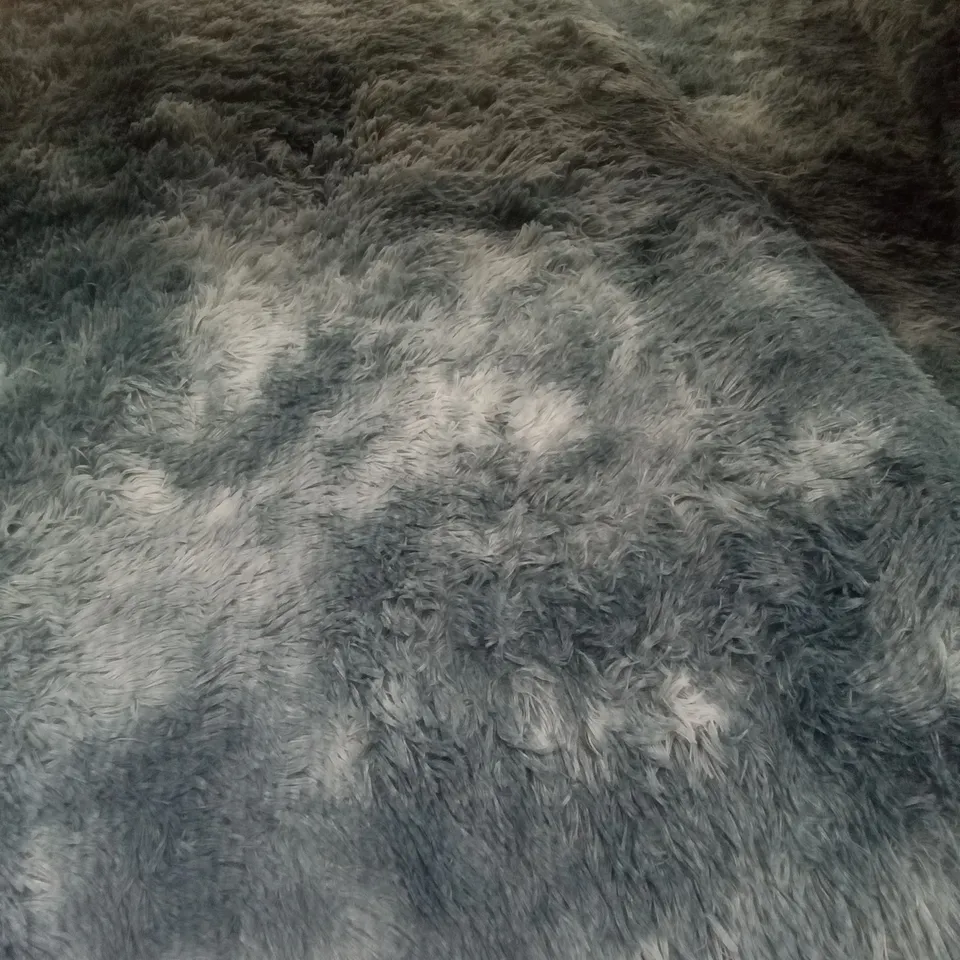 160 X 200CM BLUE FURY RUG 
