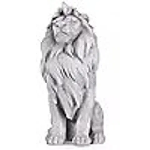 GARDEN STORIES TIMELESS LION STATUE 