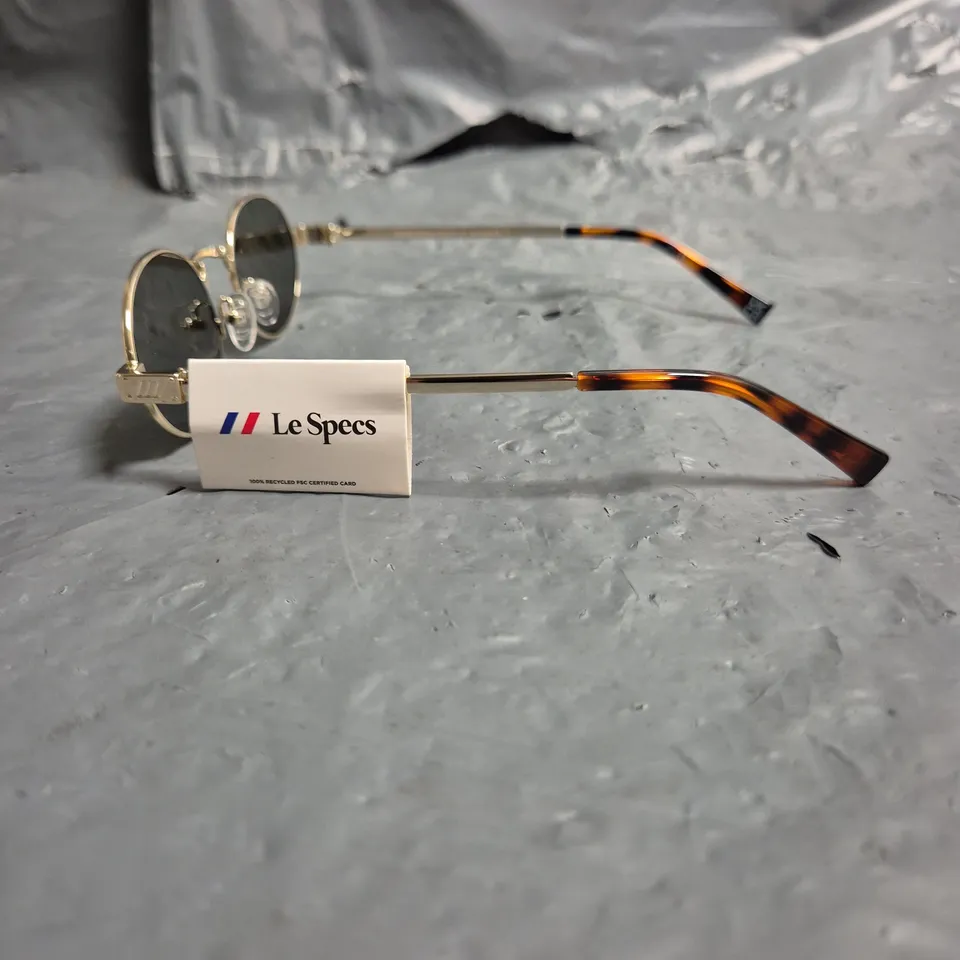 LE SPECS POSIEDON DEUX GOLD SUNGLASSES